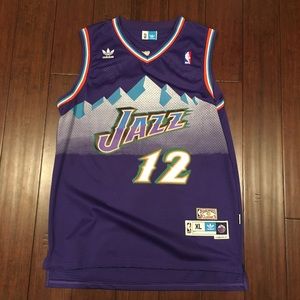 John Stockton Hardwood Classics Utah Jazz Jersey